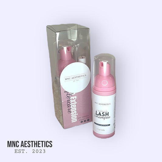 Lash Shampoo Kit ✨ (Cleanser + Brush + Foam Pump Bottle)