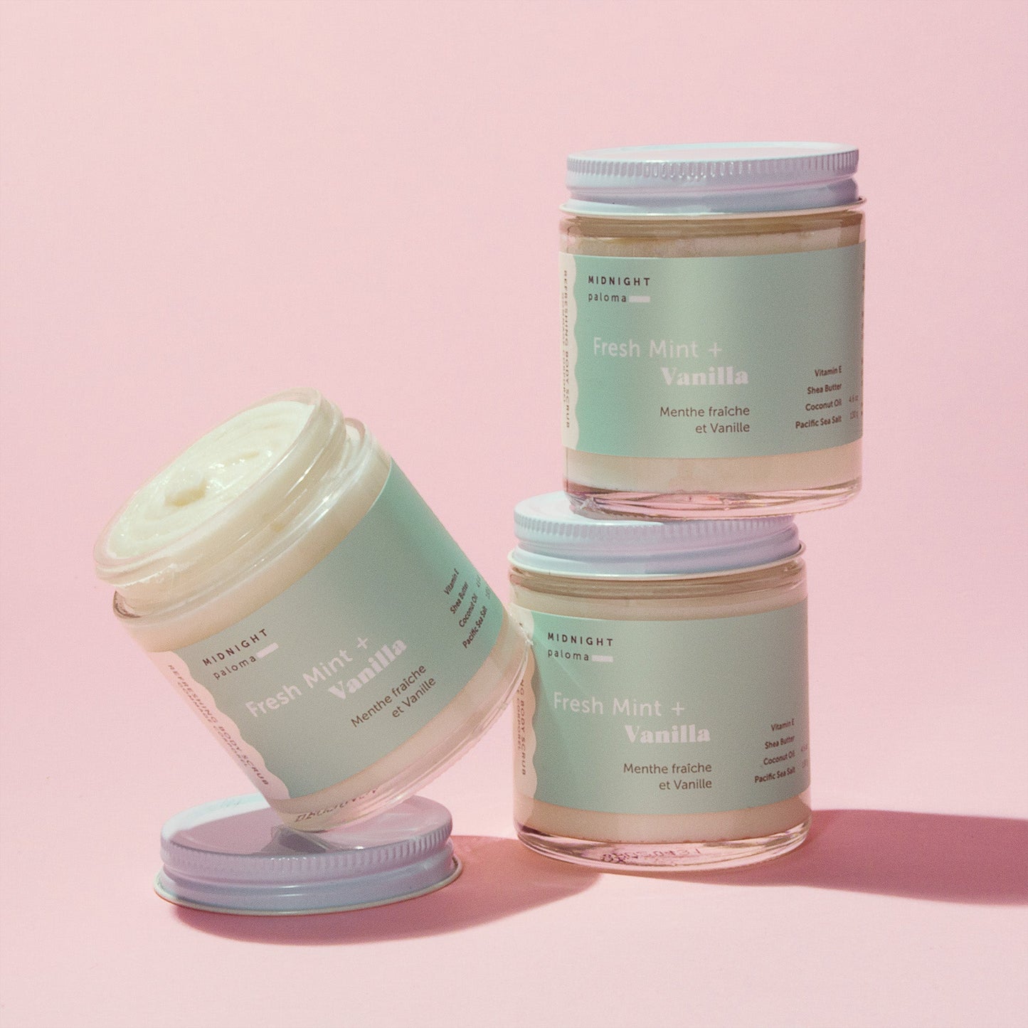 Fresh Mint + Vanilla Body Scrub 4 oz