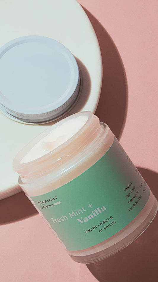 Fresh Mint + Vanilla Body Scrub 4 oz